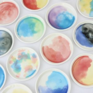 Watercolour Jewellery Dishes