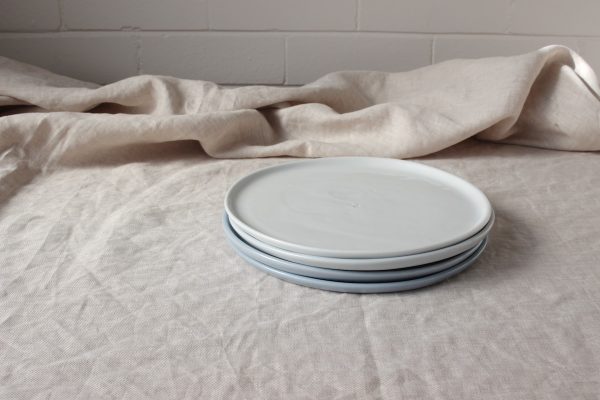 Soft Ombre Storm Blue plates, set of 4 - Image 5
