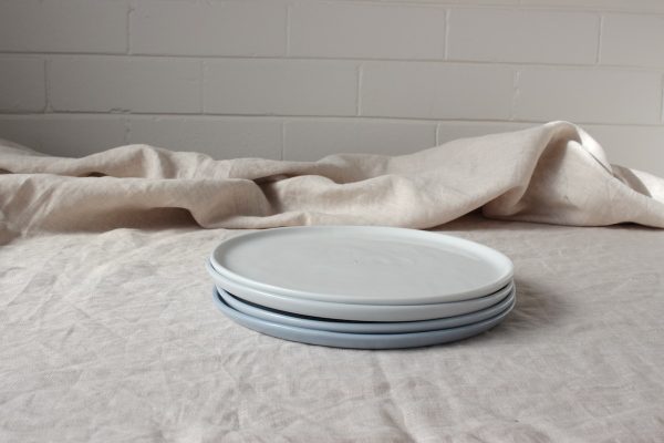 Soft Ombre Storm Blue plates, set of 4