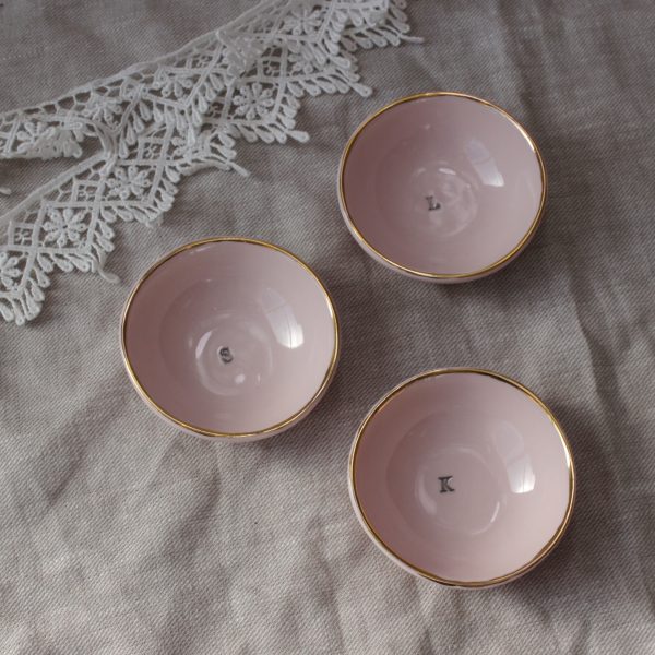 Custom Luxe Small Dish with Gold Rim - Image 4