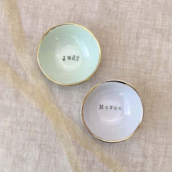 Custom Luxe Small Dish with Gold Rim - Image 5