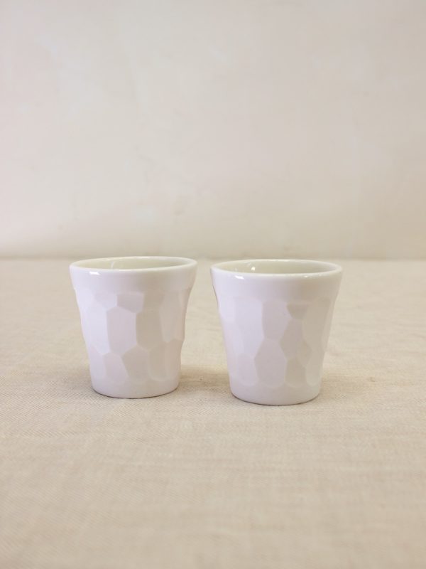 Textured Cup Espresso Carved Stone - Image 4