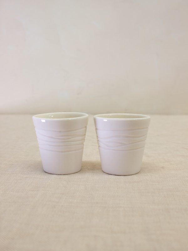 Textured Cup Espresso Crossed Wires - Image 4