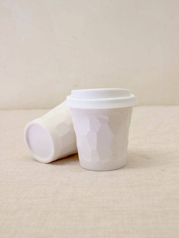 Textured Cup 6oz Carved Stone - Image 3