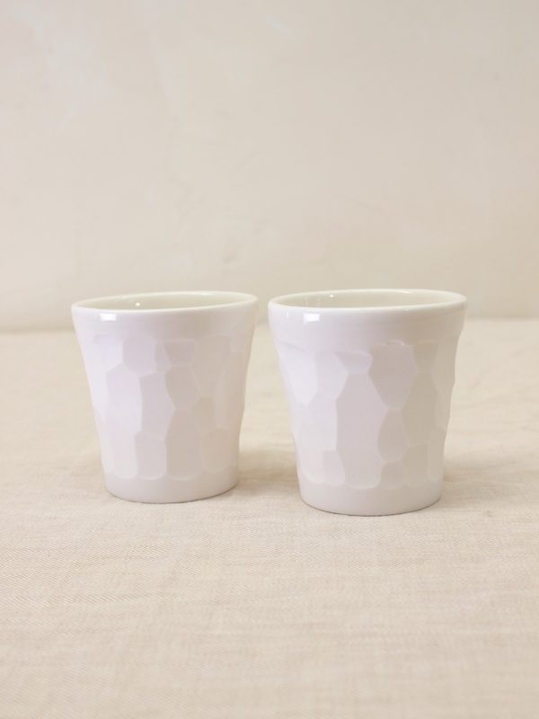 Textured Cup 6oz Carved Stone - Image 4