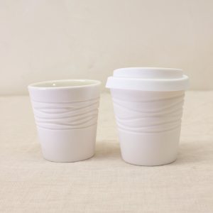 Textured Cup 6oz Crossed Wires