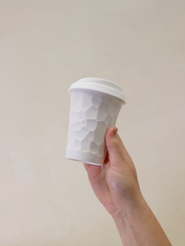 Textured Cup 8oz Carved Stone - Image 5