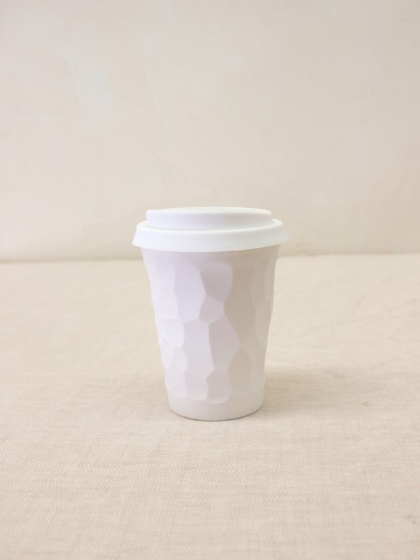 Textured Cup 8oz Carved Stone - Image 6