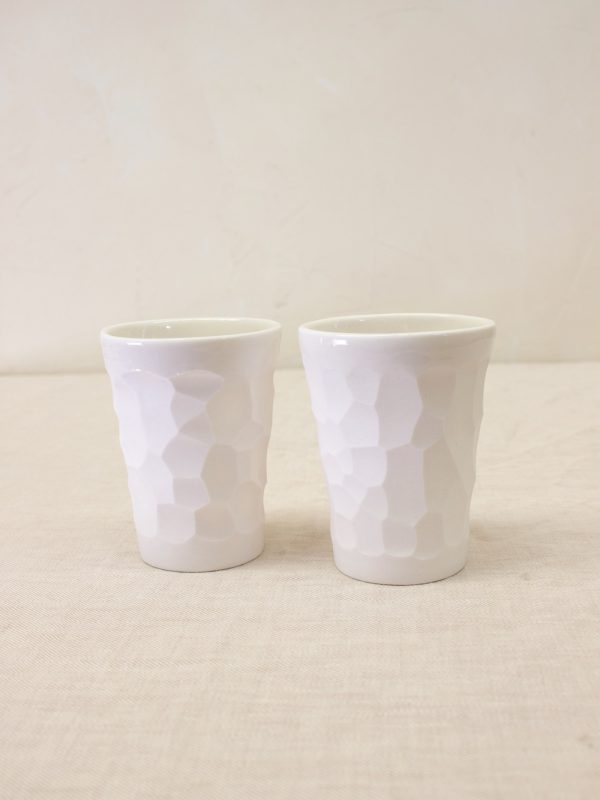 Textured Cup 8oz Carved Stone - Image 4