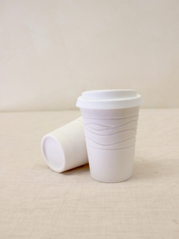 Textured Cup 8oz Crossed Wires - Image 3
