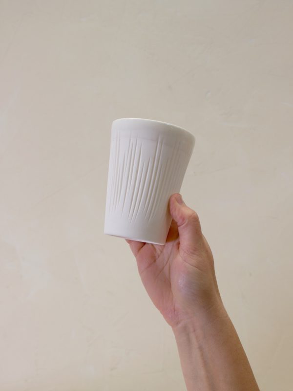 Textured Cup 8oz Long Lines - Image 2