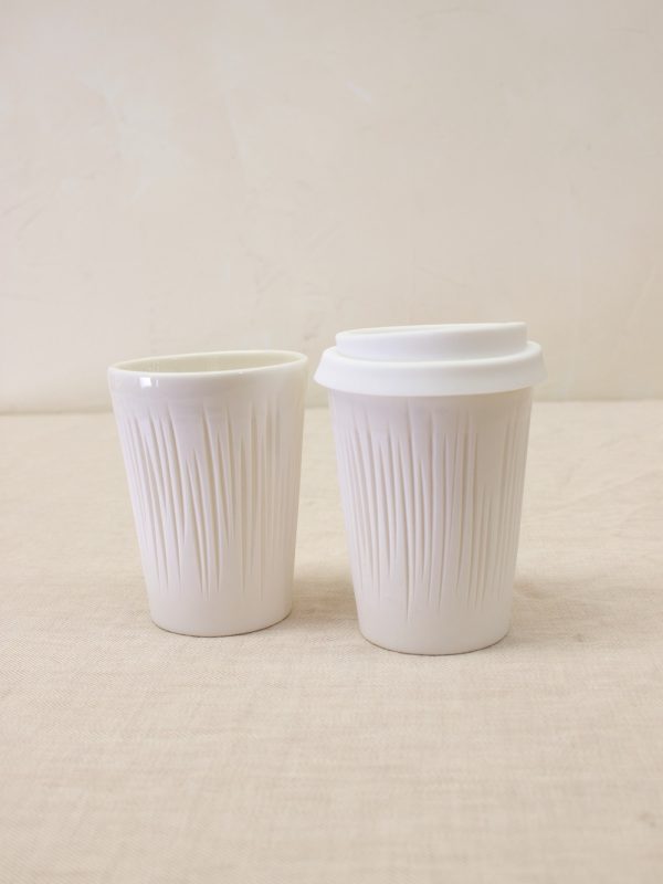 Textured Cup 8oz Long Lines