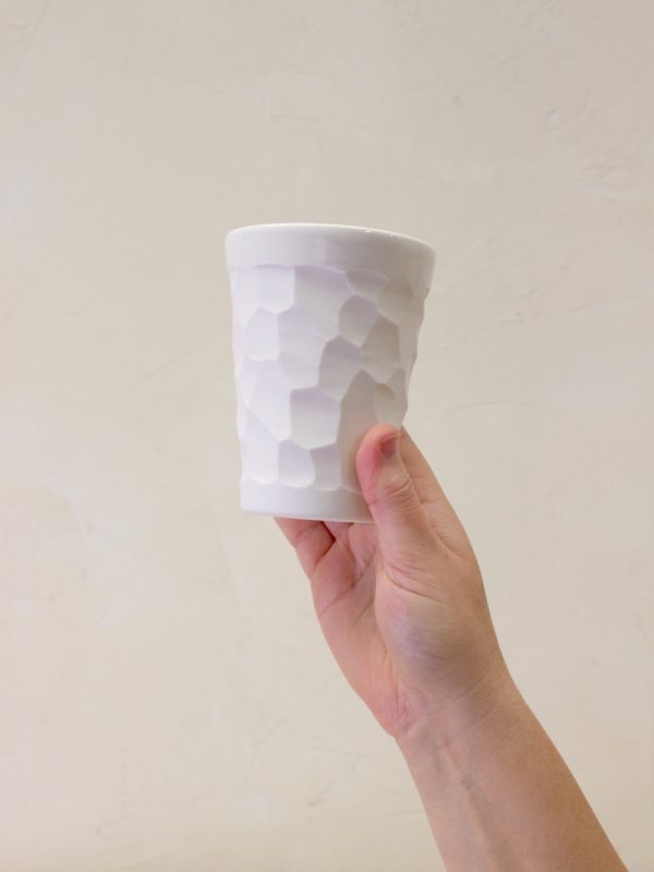 Textured Cup 12oz Carved Stone - Image 2