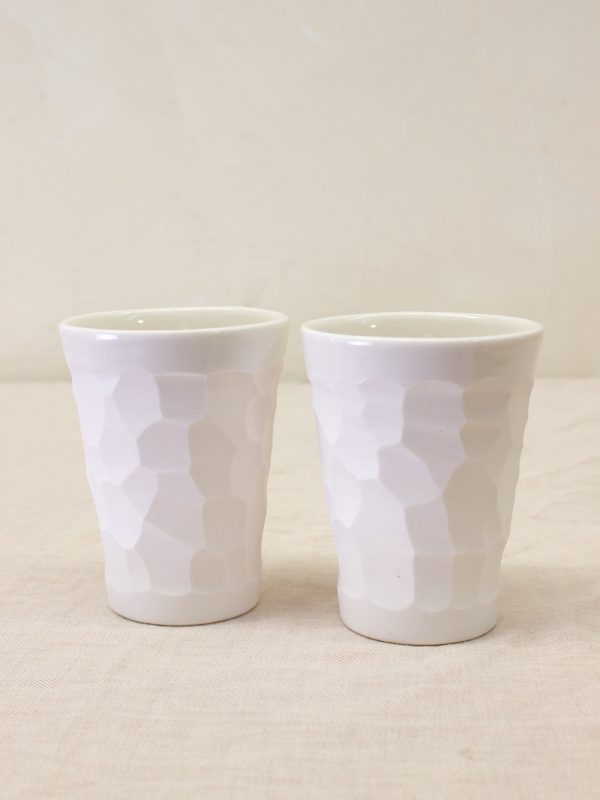 Textured Cup 12oz Carved Stone - Image 4